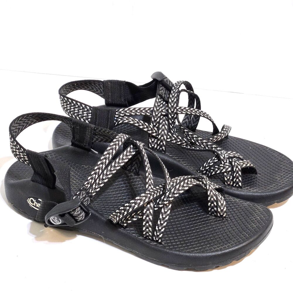 Chaco ZX/2‎ Classic Womens Sz 9 Sandals Black Terrain Hiking Sport Vibram Sole